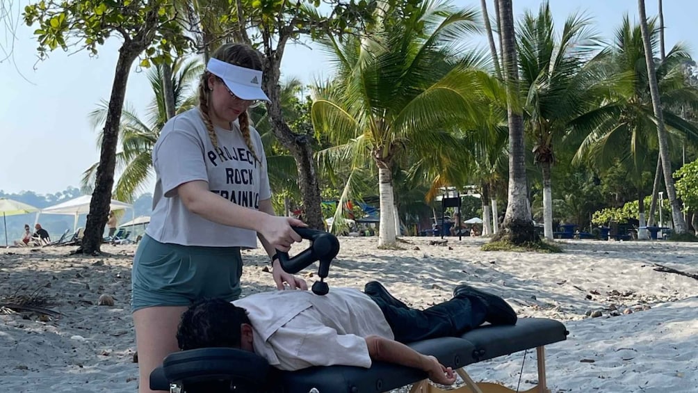 Picture 5 for Activity Percussive Massage Therapy + Assisted Stretching on beach