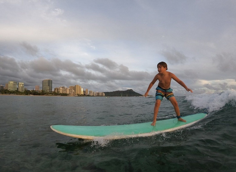 Picture 2 for Activity Waikiki: 2-Hour Private or Group Surfing Lesson for Kids