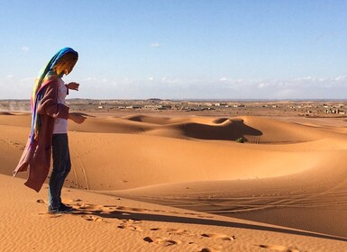 Fra Agadir/Taghazout: Saharas sandklitter med transfer