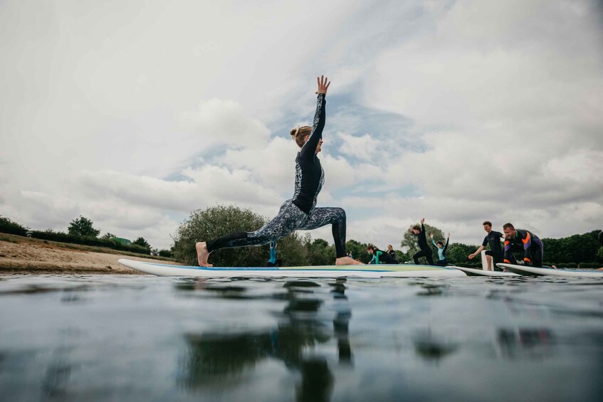 Picture 4 for Activity Yoga on the Stand Up Paddle Board at Salzburg Lakes