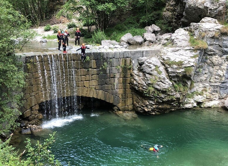 Picture 3 for Activity Garda Lake: Guided Palvico Gorge Canyoning Trip