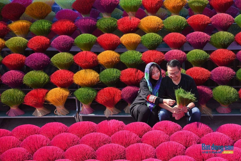 Picture 1 for Activity From Hanoi: Incense Village and Train Street Guided Tour