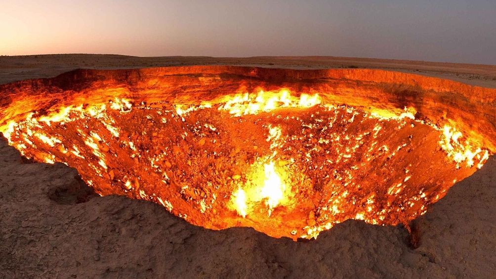 Picture 1 for Activity Darvaza Day Tour (Darvaza gas crater, Karakum desert)