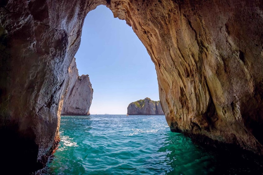 Picture 7 for Activity From Amalfi: Capri Island Boat Tour with Snorkeling & Drinks