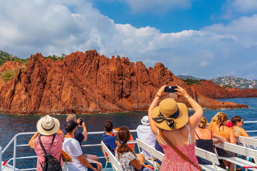 Picture 2 for Activity From Mandelieu: Corniche d'Or Sightseeing Cruise with Guide