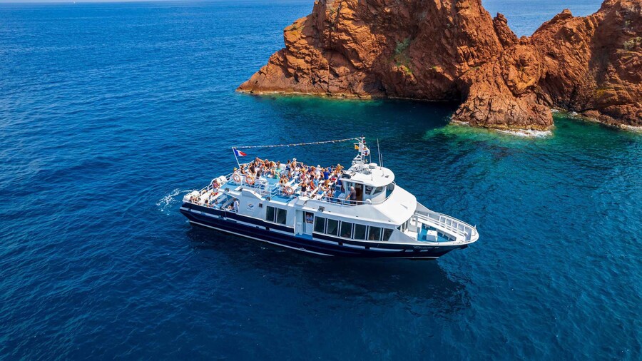 From Mandelieu: Corniche d'Or Sightseeing Cruise with Guide