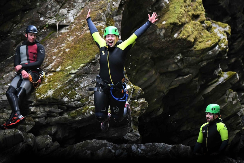 Picture 2 for Activity Pitlochry: Lower Falls of Bruar Guided Canyoning Experience