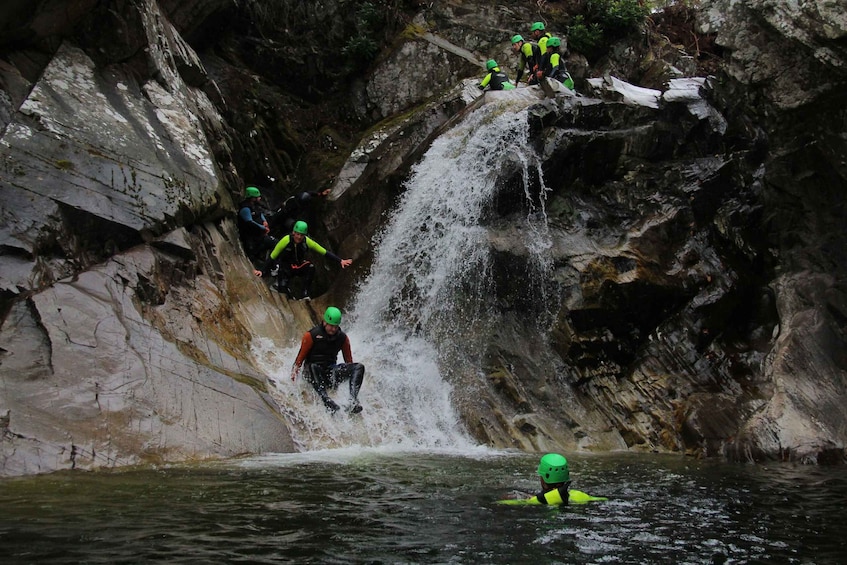 Picture 4 for Activity Pitlochry: Lower Falls of Bruar Guided Canyoning Experience