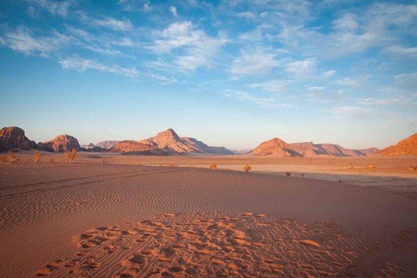 Picture 1 for Activity From Wadi Rum: 5-Hour Jeep Tour with Meals & Overnight Stay