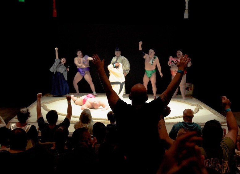 Picture 7 for Activity Osaka: Sumo Stage Show with Bento & Fight + Photo Shooting