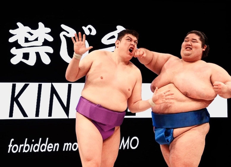 Picture 5 for Activity Osaka: Sumo Stage Show with Bento & Fight + Photo Shooting