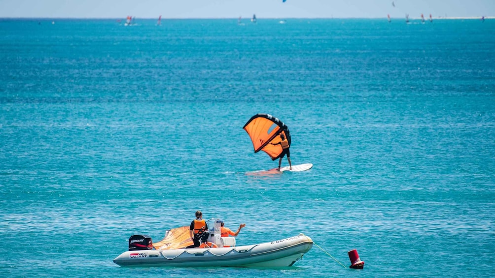 Picture 1 for Activity Fuerteventura: Wingsurf Taster in beautiful Costa Calma!