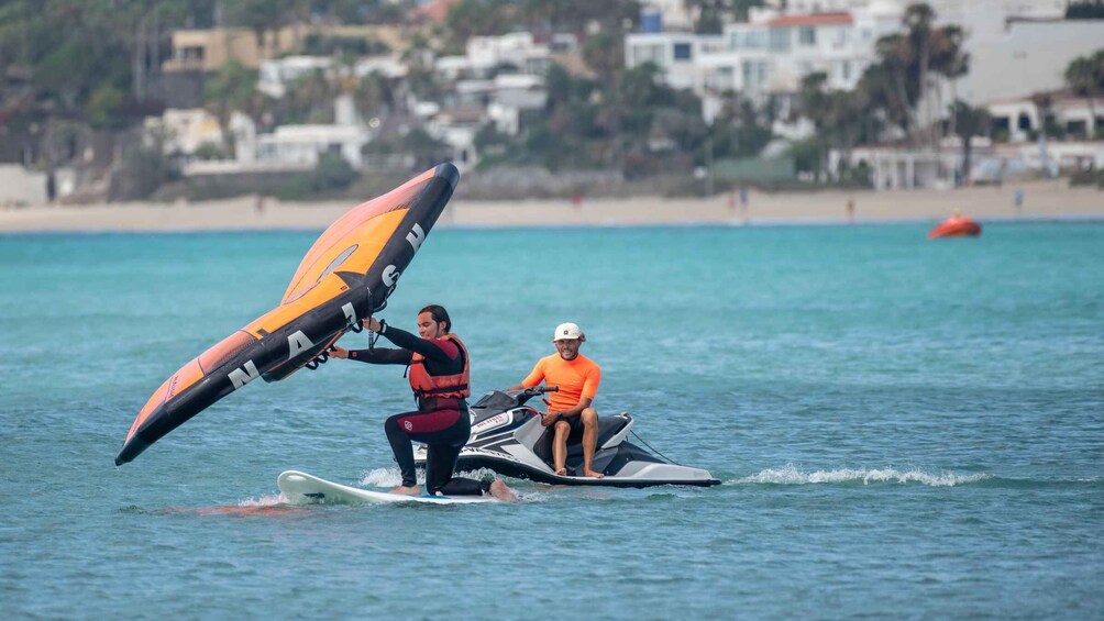 Picture 5 for Activity Fuerteventura: Wingsurf Taster in beautiful Costa Calma!