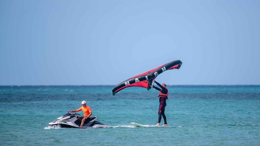 Fuerteventura: Wingsurf Taster in beautiful Costa Calma!