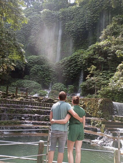 Lombok Day Trip: Waterfall, rice Terrace, Bamboo handycraft