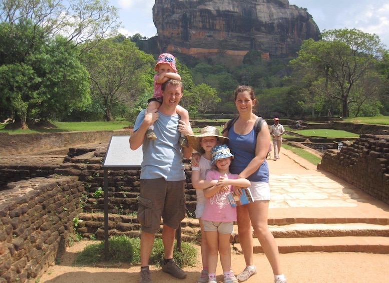 From Kandy: Sigiriya Rock and Dambulla Cave Temple Day Tour