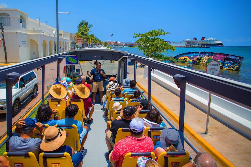 Picture 5 for Activity Cozumel: Caribbean Style Hop on Hop off & Beach Break