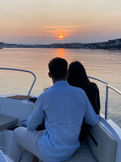 Picture 1 for Activity Menorca: Romantic sunset in private boat for Puerto de Mahón