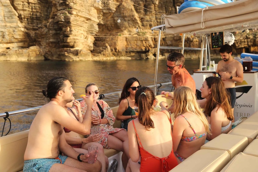 Picture 4 for Activity San Antonio: Cala Salada & Cala Gracio Sunset Boat Trip