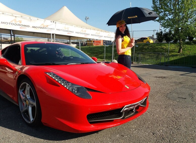 Picture 5 for Activity Milan: Test Drive a Ferrari 458 on a Race Track with Video