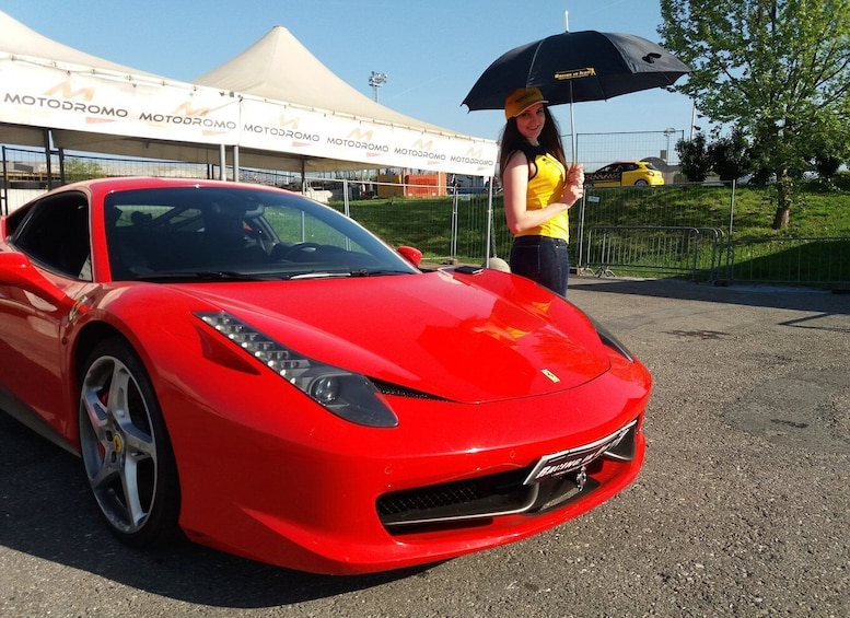 Picture 5 for Activity Milan: Test Drive a Ferrari 458 on a Race Track with Video