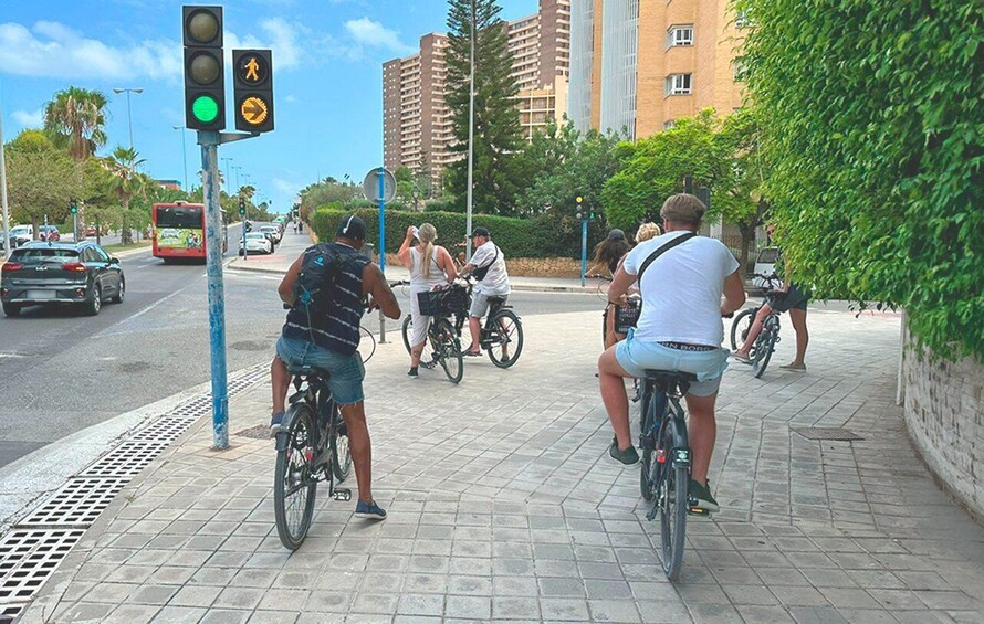 Picture 5 for Activity Alicante: Snorkel cove on E-Bike tour and paddel surf