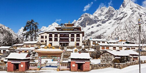 2 ugers buddhistisk klosterretræte i Tengboche Nepal