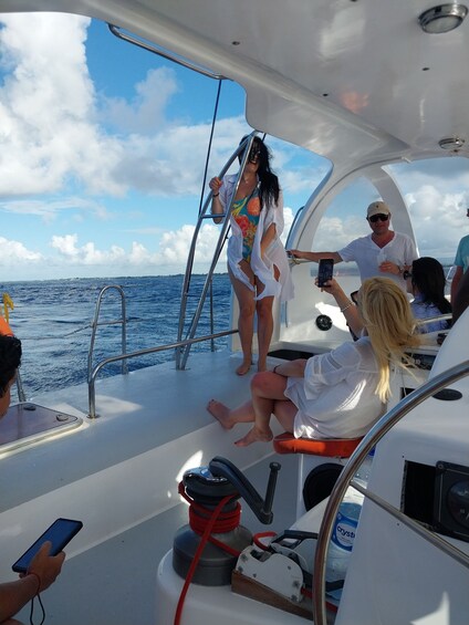 Picture 10 for Activity Grand Bay: Catamaran Cruise to Flat Island with BBQ Lunch