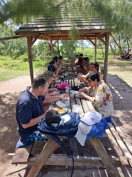 Picture 6 for Activity Grand Bay: Catamaran Cruise to Flat Island with BBQ Lunch