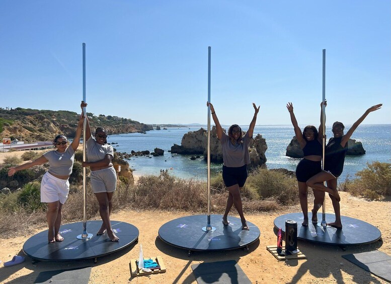 Picture 9 for Activity Algarve: Ocean View Pole Dance Experience with Prosecco