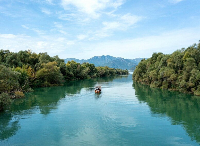 Picture 2 for Activity Panoramic Boat Tour to Vranjina Monastery & Wine Tasting