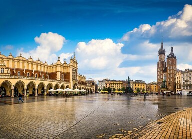 คราคูฟ: ทางเข้าเมืองเก่า Rynek ใต้ดินและทัวร์พร้อมไกด์