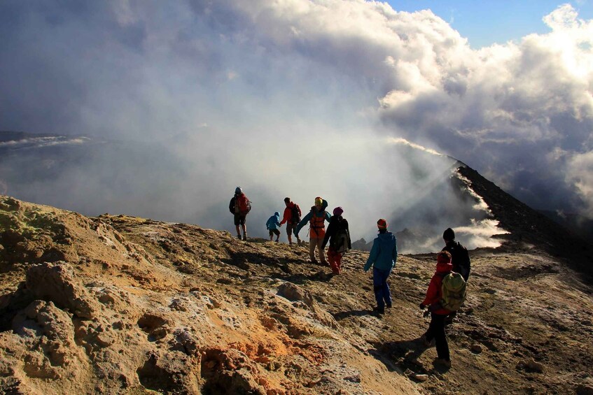 Linguaglossa: Mt Etna Summit Crater Hike with Optional 4x4