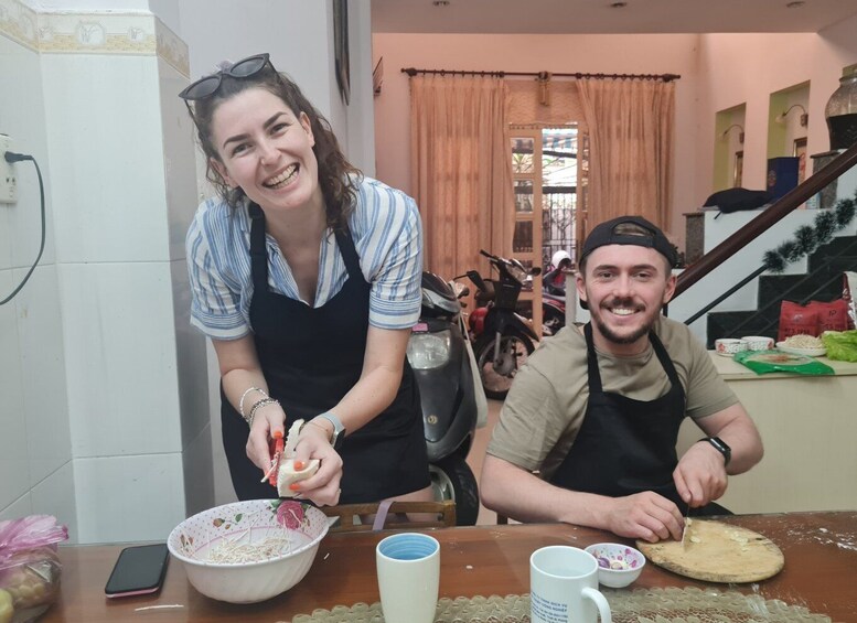 Vietnamese cooking class and coffee making with local girl