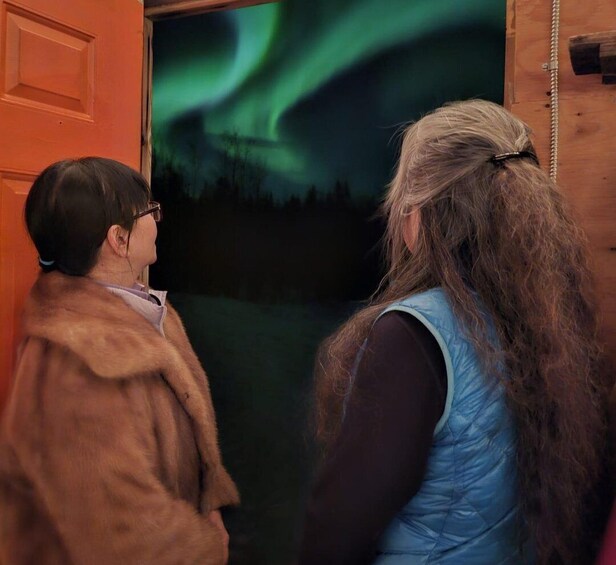 From Yellowknife: Aurora Borealis Tour with Cozy Cabin Base