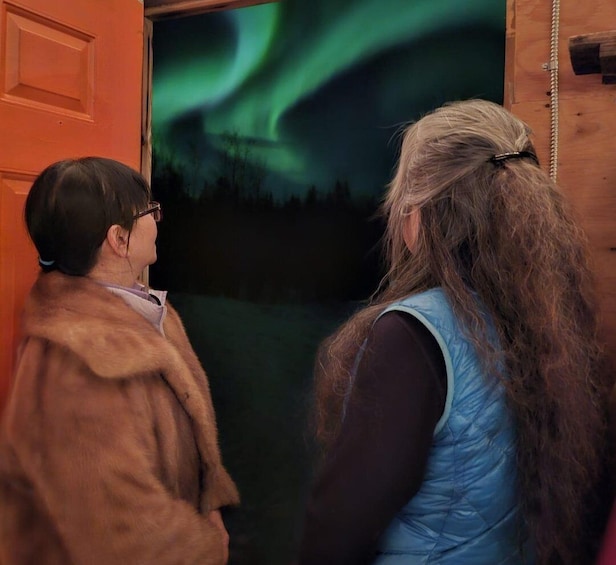 From Yellowknife: Aurora Borealis Tour with Cozy Cabin Base