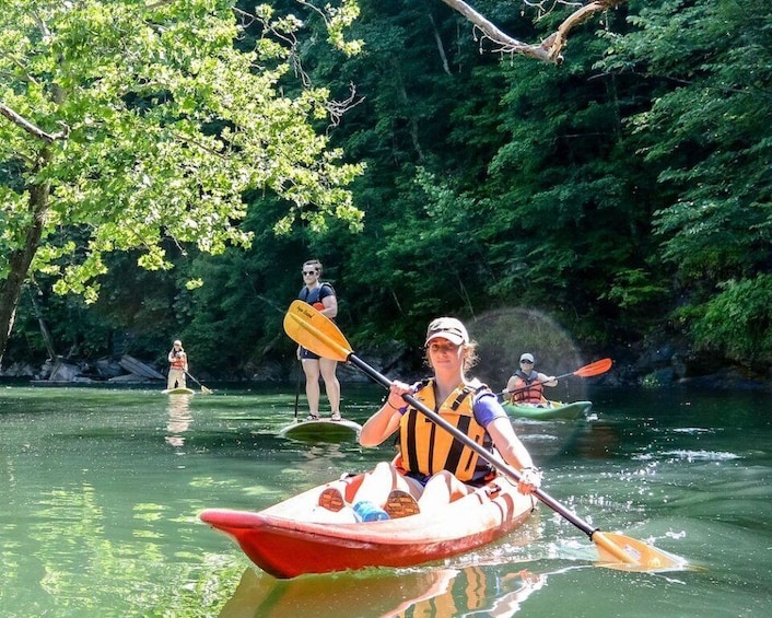 Picture 3 for Activity Bryson City: Fontana Lake Guided Kayak Tour