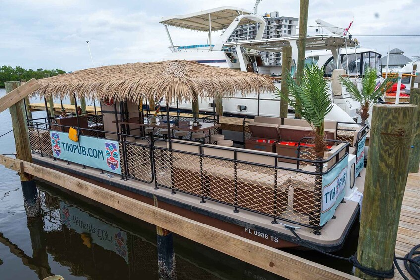 Picture 2 for Activity Fort Myers Beach: Adults only BYOB Tiki Pub Sunset Cruise