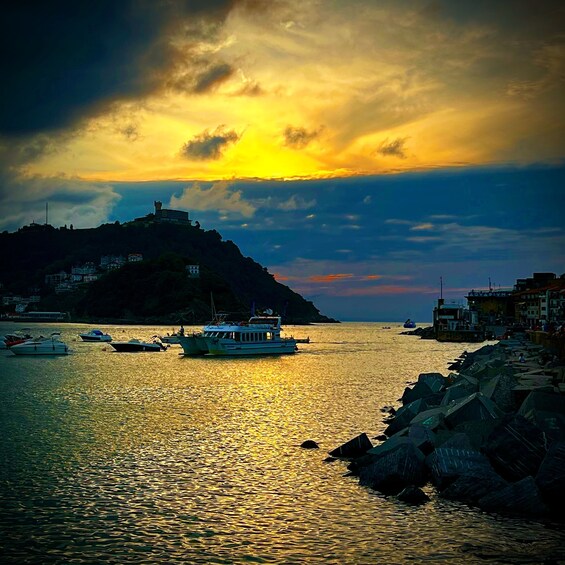 Picture 3 for Activity San Sebastian: Panoramic Catamaran Tour of the Bay and Coast