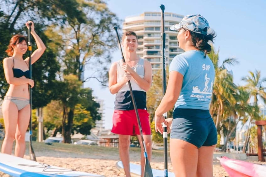 Picture 3 for Activity Gold Coast: Private Advanced SUP Lesson with Photos & Video