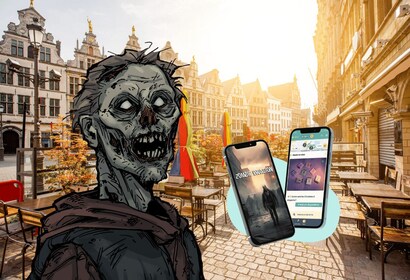 "Zombie Invasie" Antwerpen: ontsnappingsspel in openlucht