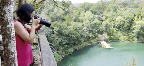 From Campeche: Miguel Colorado Cenotes Tour