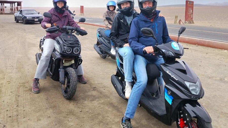 Scooter to Paracas National Reserve
