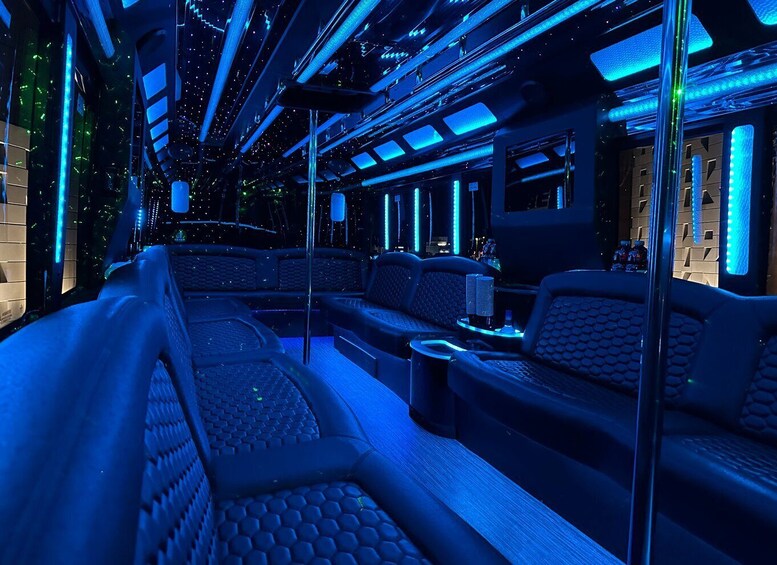 Picture 3 for Activity Las Vegas: Party Bus Nightlife Guided Tour