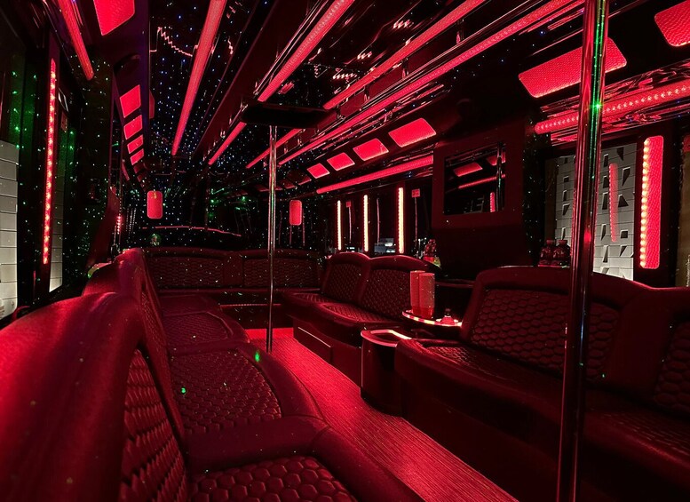 Picture 2 for Activity Las Vegas: Party Bus Nightlife Guided Tour