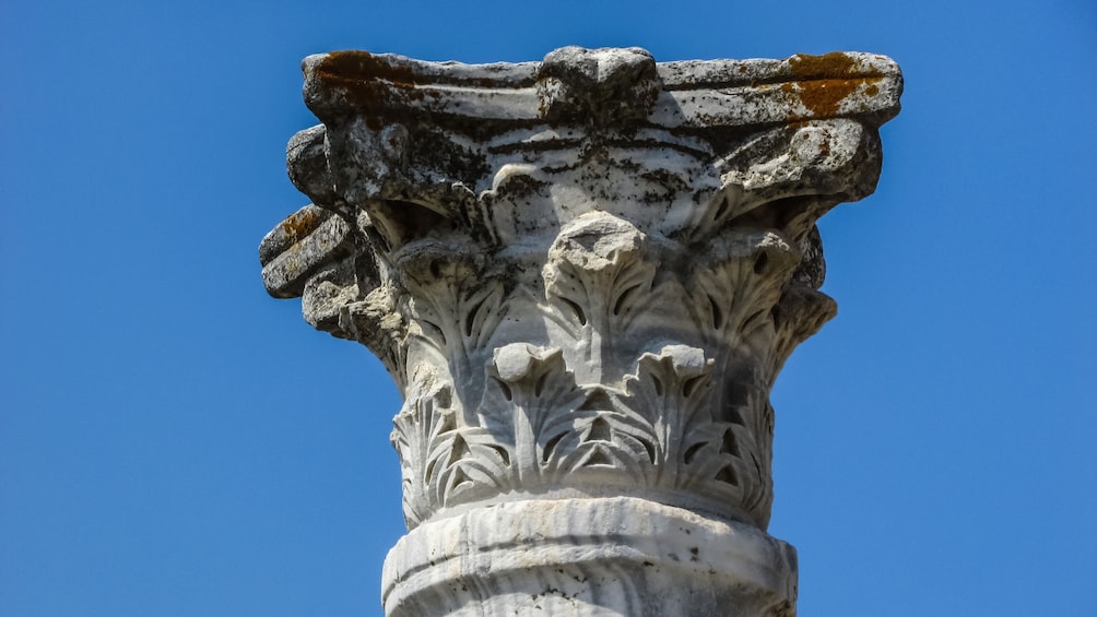 Top of a Roman pillar