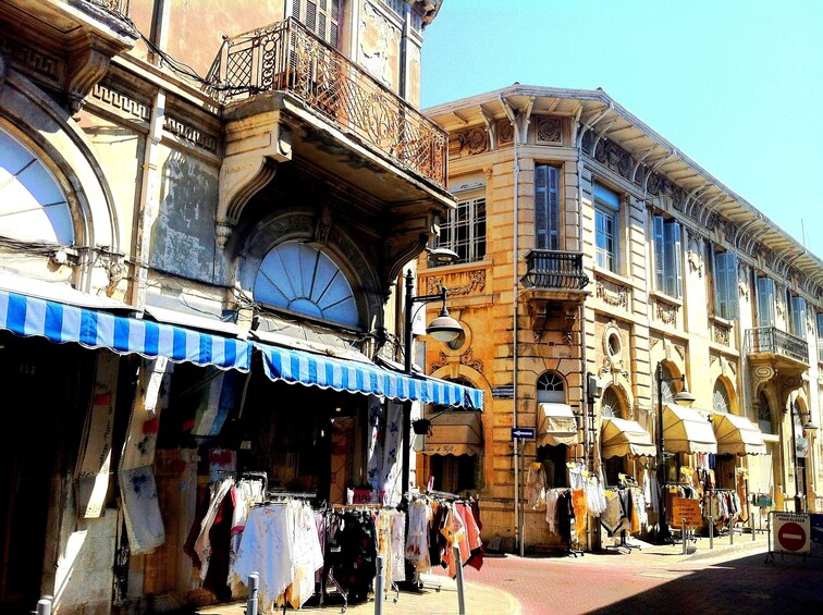 Street side shops in Cyprus