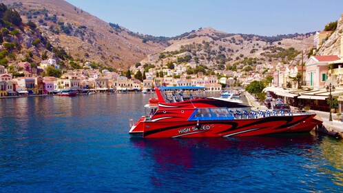 Kiotari, Lardos, Pefkos, et Lindos : Hors-bord à l’île de Symi