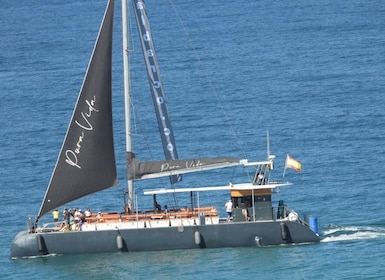 Cadiz: Bay of Cadiz Catamaran Tour with Host