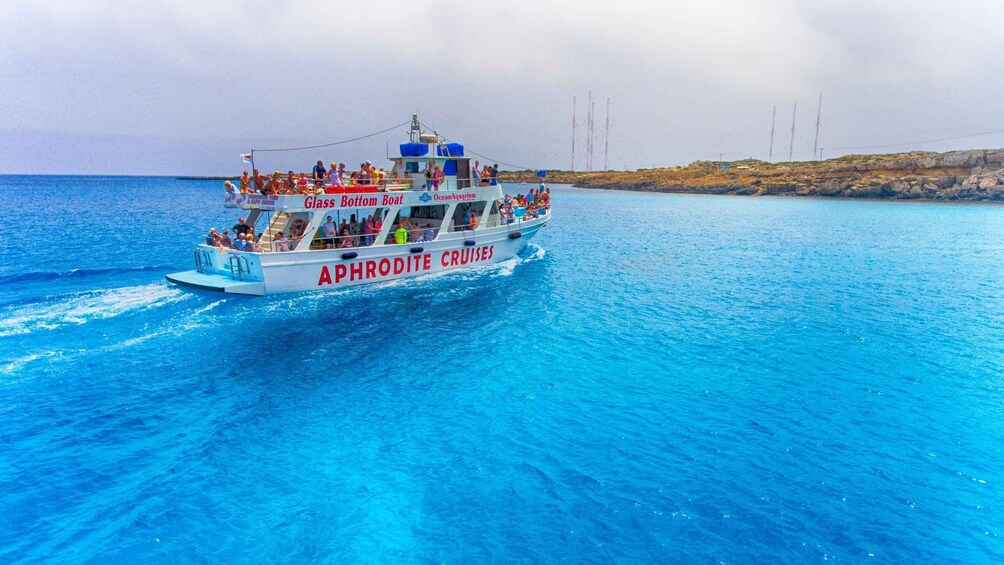 Picture 9 for Activity Protaras: Cape Greco, Turtle Cove & Blue Lagoon Sunset Boat